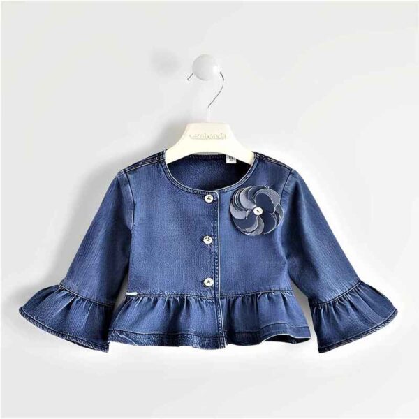 Chaqueta tejana niña