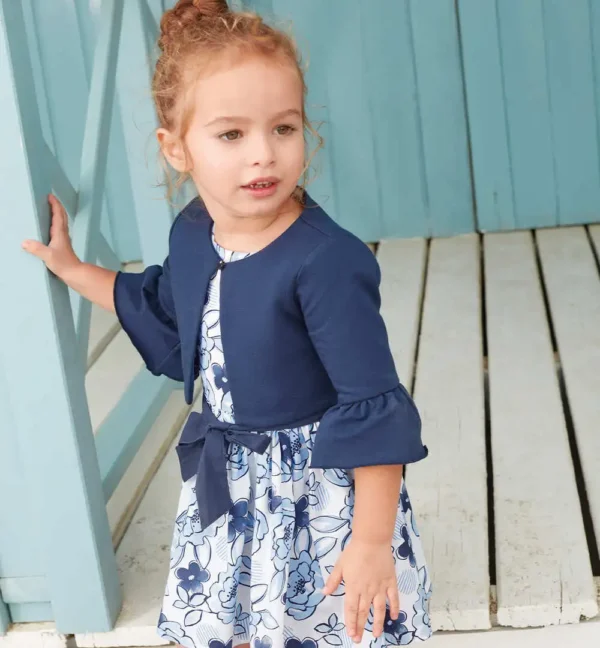 Vestido niña estampado flores