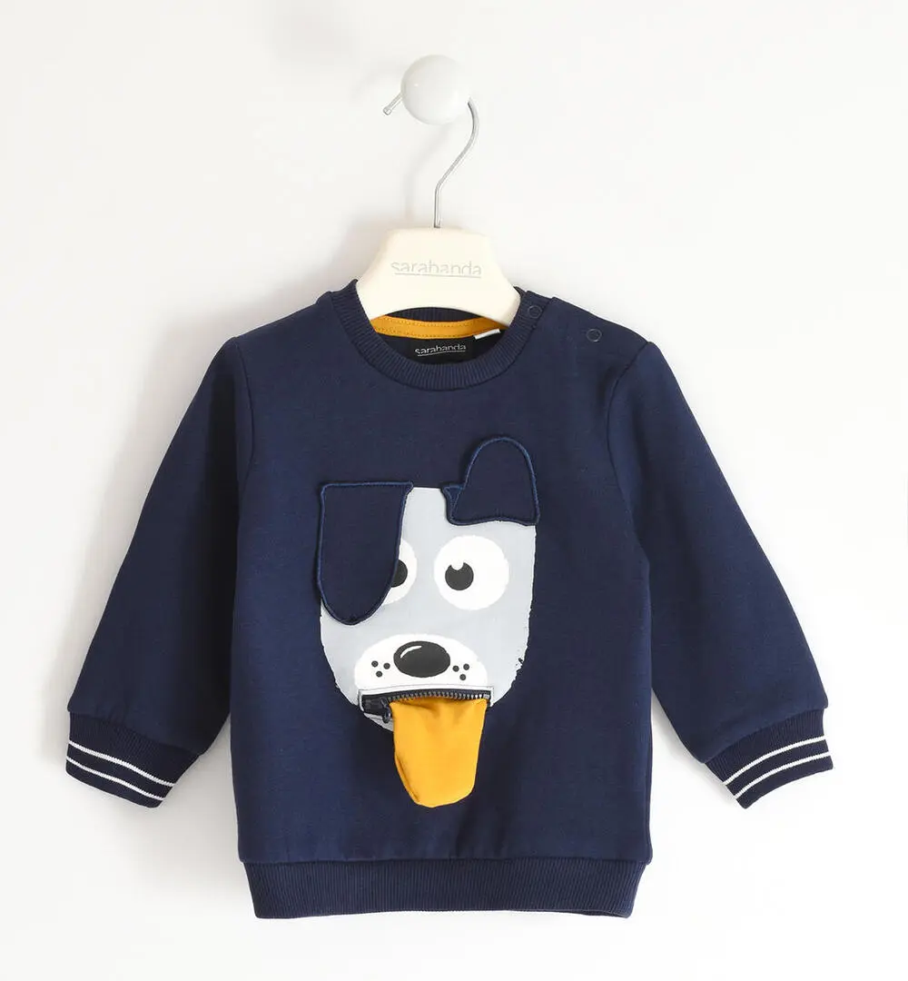 Sudadera bebe niño perrito descarado 1 Sudadera bebe niño perrito descarado