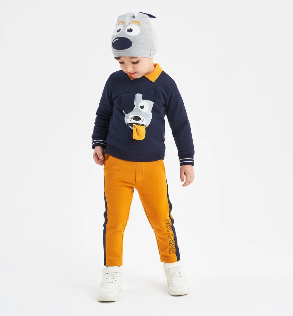 Sudadera bebe niño perrito descarado 3 Sudadera bebe niño perrito descarado