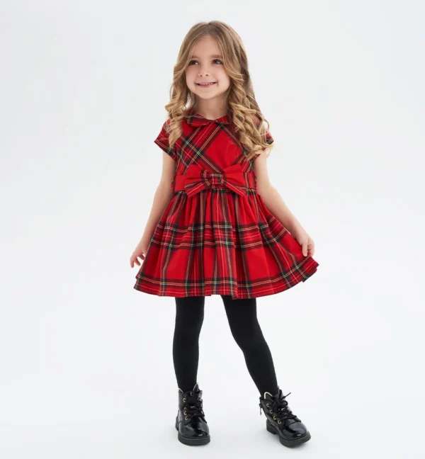 Vestir a la niña según la ocasión. 10 Vestido niña fiesta Navidad