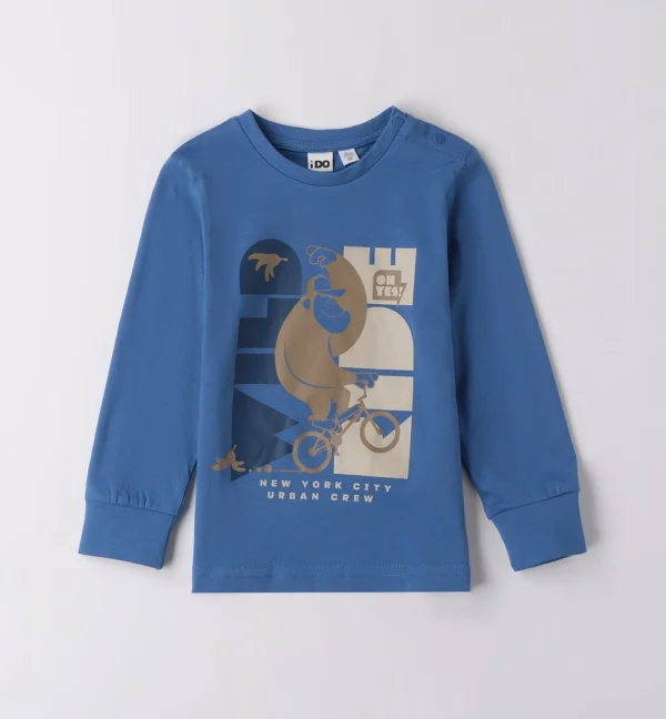 camiseta azul niño