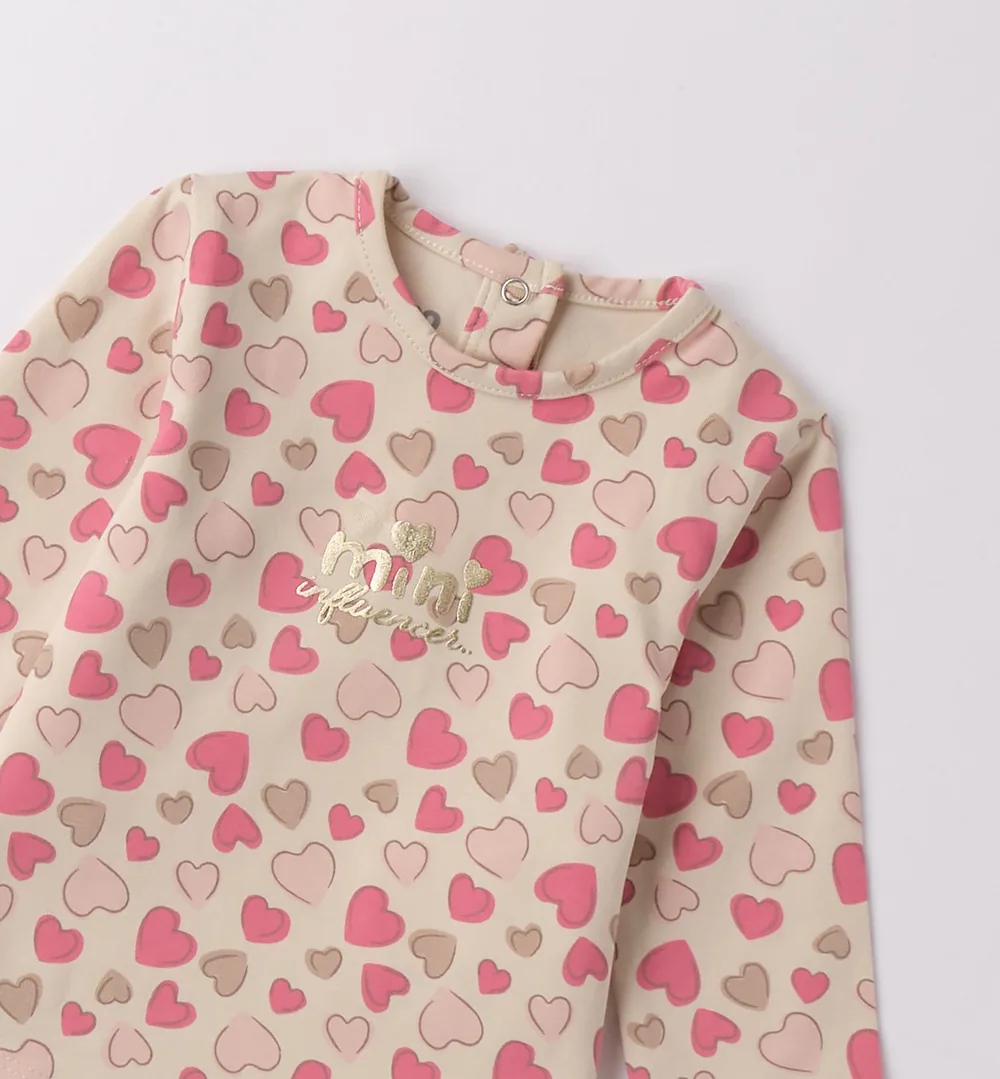 Camiseta bebé niña corazones iDO 12-24 meses 3 Camiseta bebé niña corazones