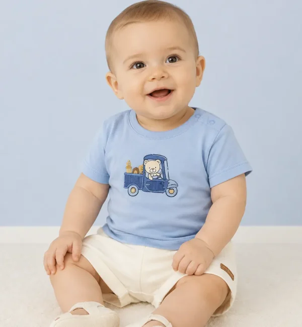 conjunto bebé niño azul cielo