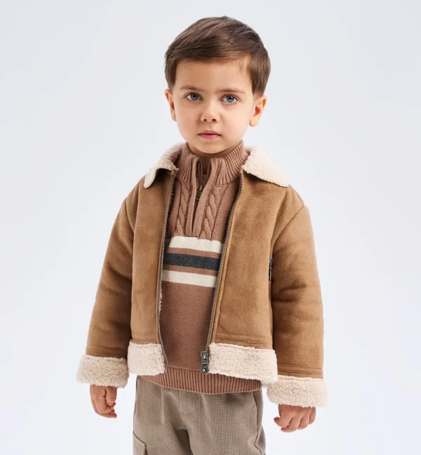 Jersey niño cuello cremallera