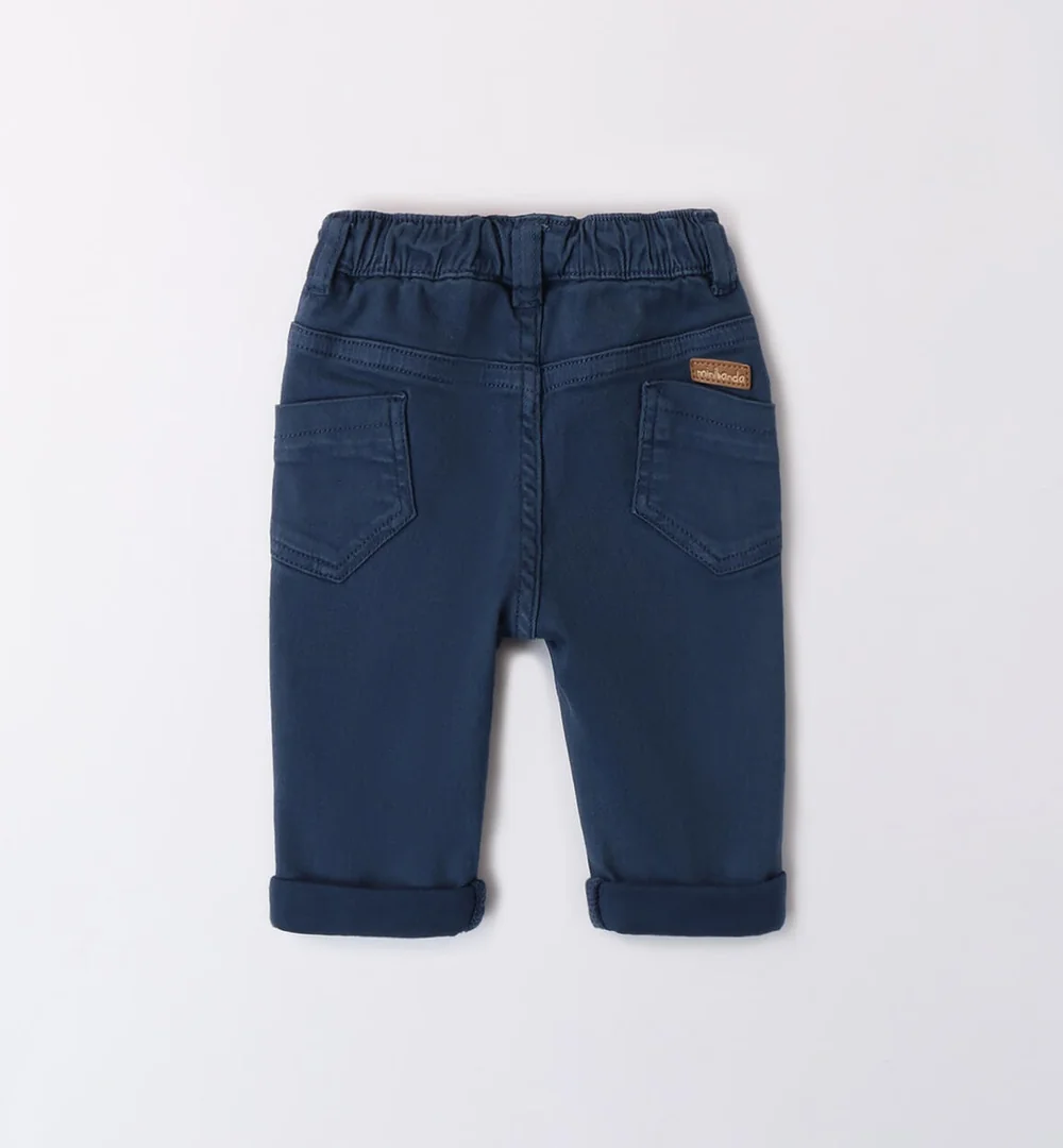Pantalón de loneta bebé niño azul marino 3 Pantalón de loneta bebé niño
