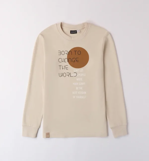 Camiseta beige chico