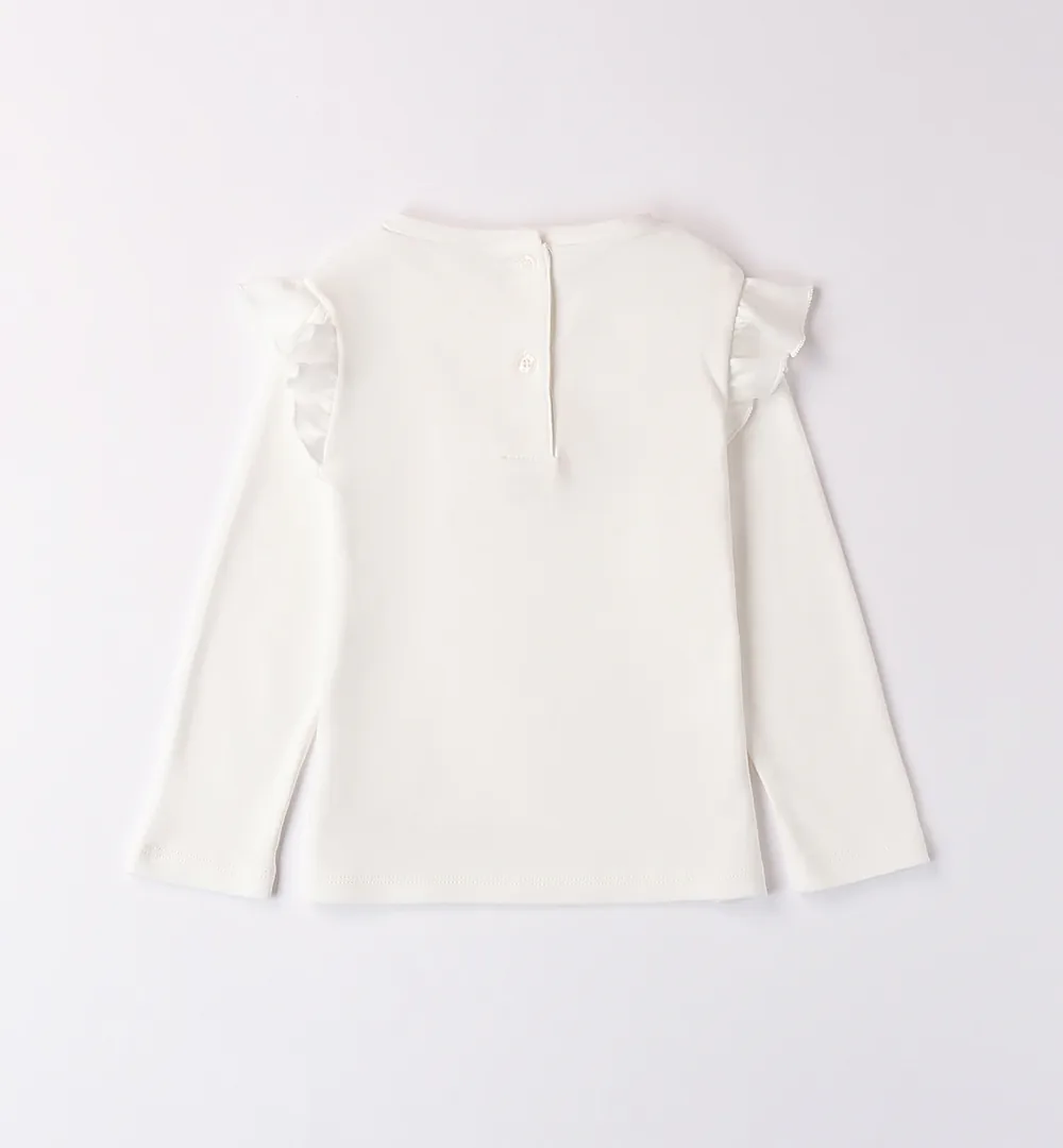 Conjunto bebé niña pantalón antelina y camiseta de iDO 5 conjunto bebé niña pantalón antelina