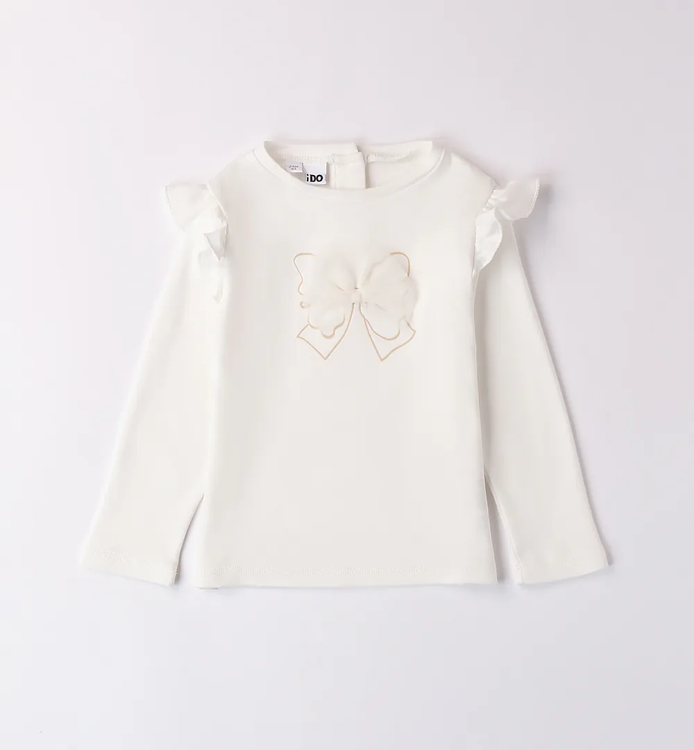 Conjunto bebé niña pantalón antelina y camiseta de iDO 3 conjunto bebé niña pantalón antelina