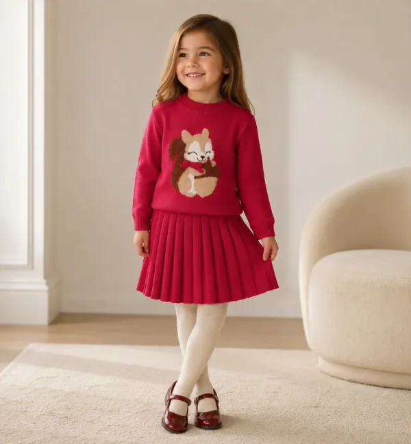 conjunto de punto niña