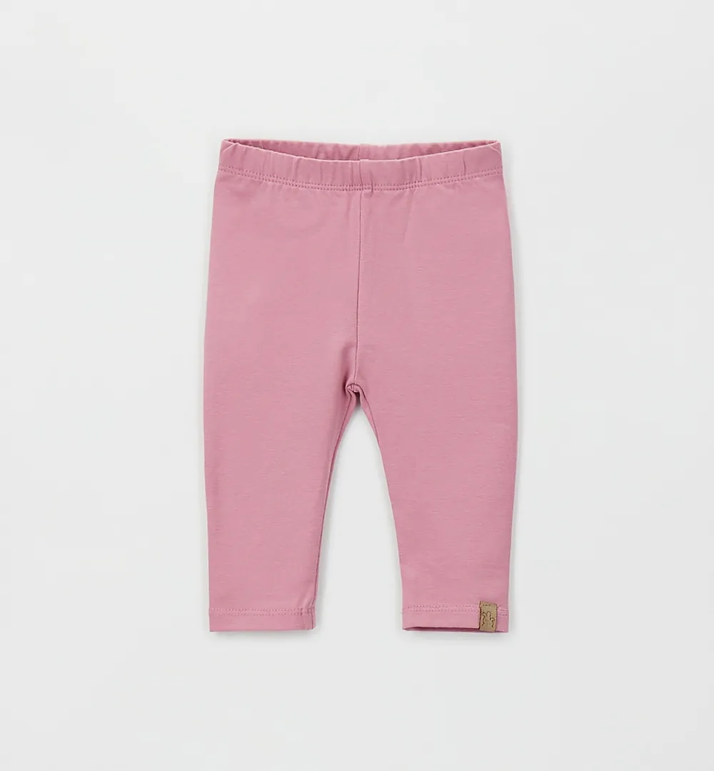 Conjunto bebé niña iDO rosa con camiseta estampada y leggings 6 Conjunto bebé niña rosa