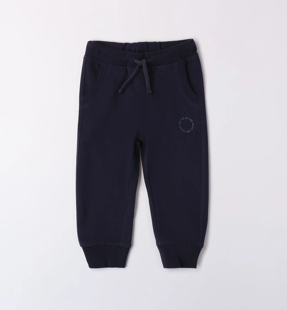 Conjunto chándal bebé niño iDO con sudadera estampada y pantalón azul marino 6 Conjunto chándal bebé niño