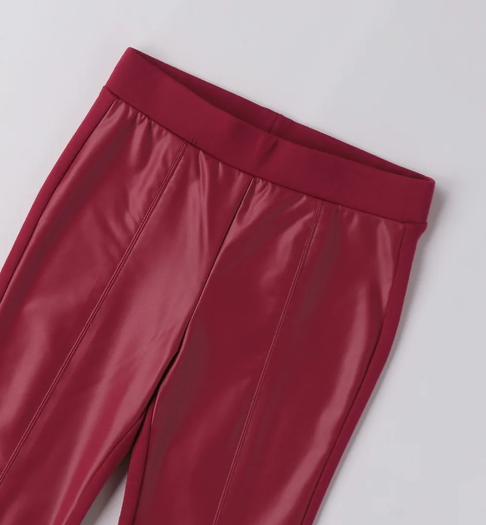Conjunto niña pantalón campana granate y camiseta Sarabanda 7 conjunto niña pantalón campana