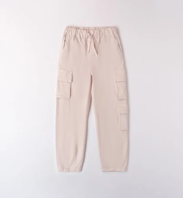 Pantalón cargo casual chica arena