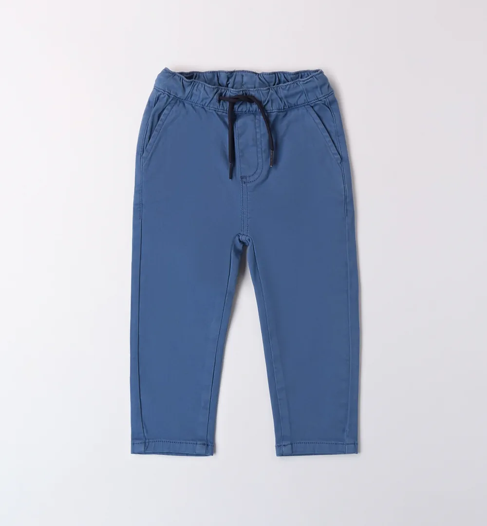 Conjunto niño jersey y pantalón Sarabanda con moto azul 6 conjunto niño jersey y pantalón