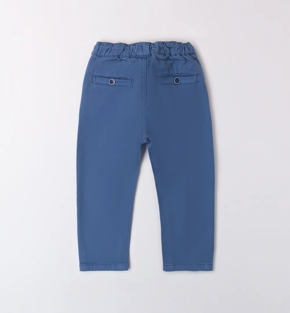 Conjunto niño jersey y pantalón Sarabanda con moto azul 8 conjunto niño jersey y pantalón