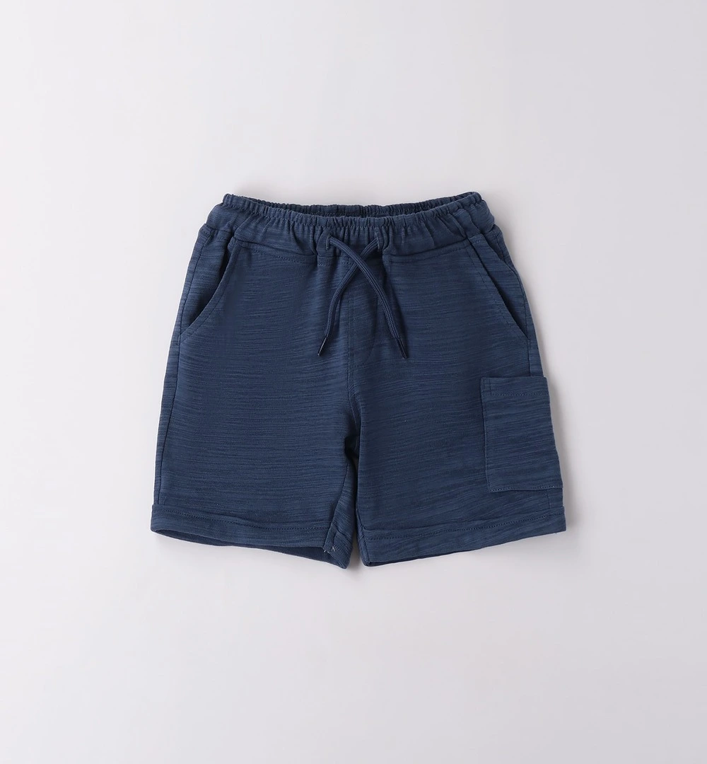 Pantalón corto niño algodón iDO azul marino 1 Pantalón corto niño algodón iDO