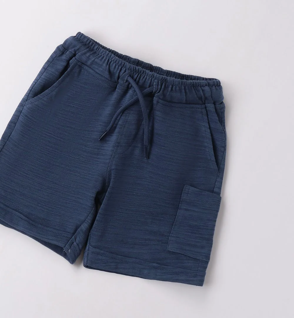 Pantalón corto niño algodón iDO azul marino 3 Pantalón corto niño algodón iDO