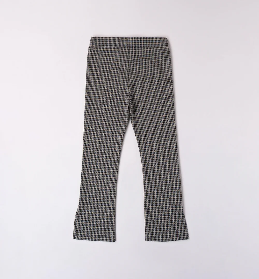 Pantalón pata de gallo chica iDO acampanado 4 pantalón pata de gallo chica