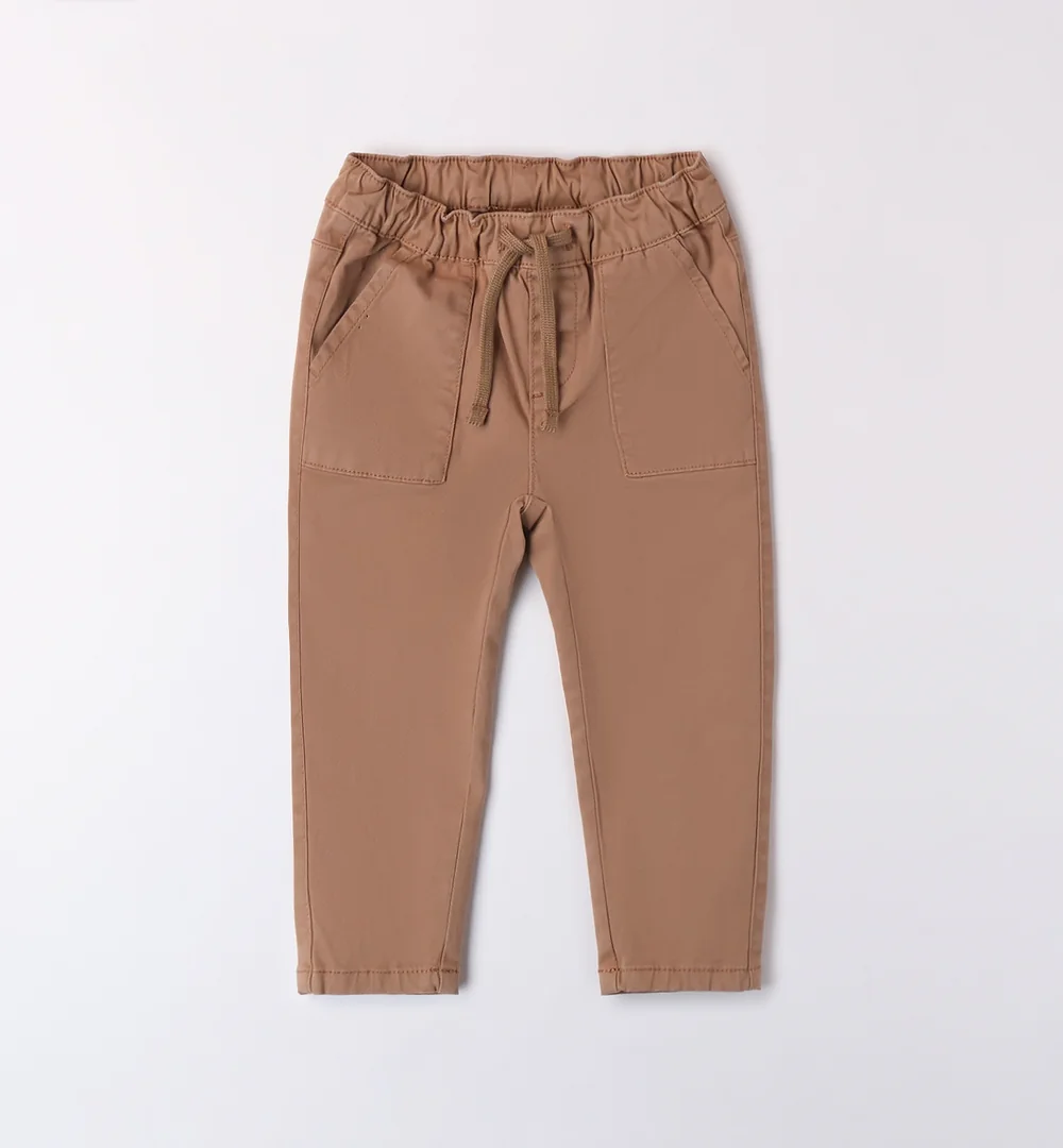 Pantalón loneta niño iDO color camel 1 pantalón loneta niño