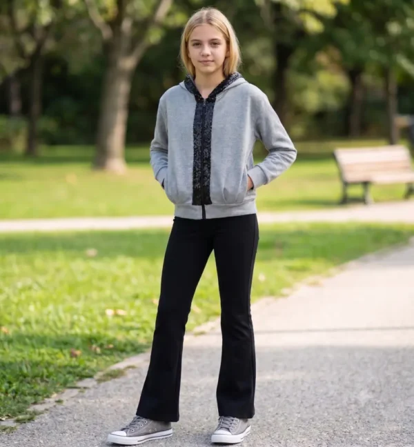sudadera con capucha chica
