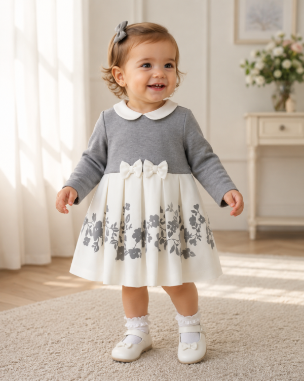 Vestir a la bebé niña según la ocasión. 7 vestido bebé invierno