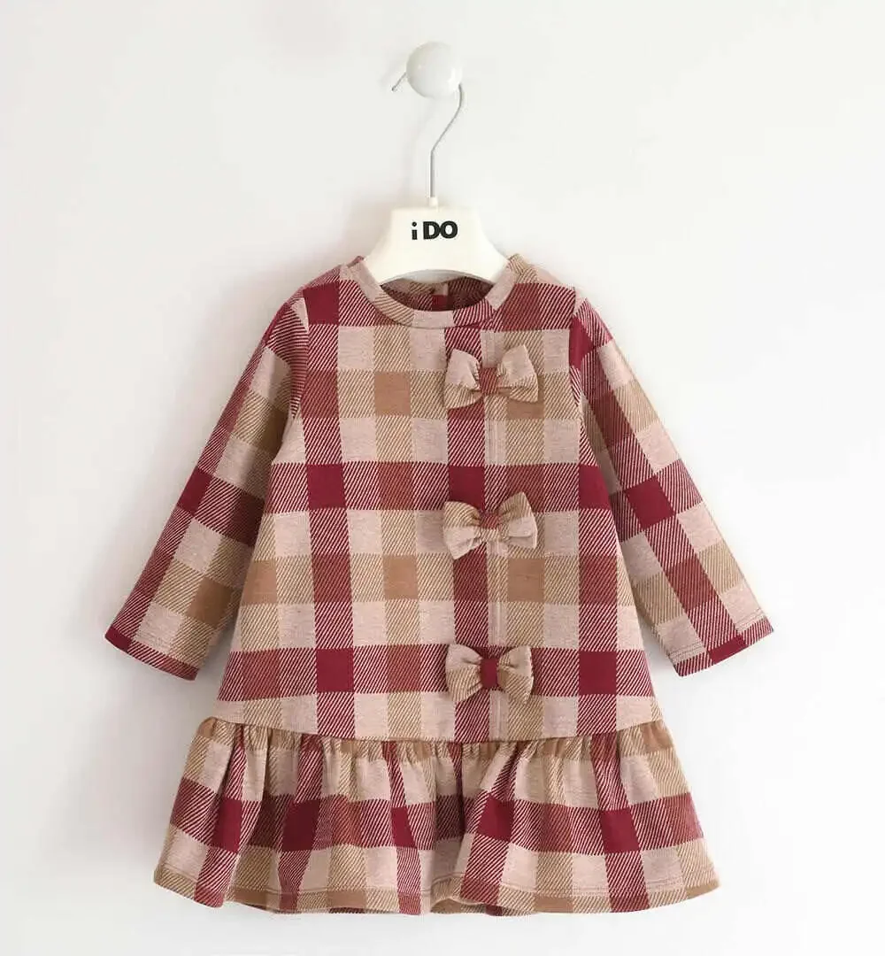 vestido niña cuadros con lazos 5 vestido cuadros niña